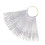 300 Pcs Nail Color Plates Fan Shaped Display Manicure Practice Stick 11