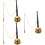 3Pcs Buddhism Copper Percussion Instrument Temple Yin Qing Ritual Ware 7