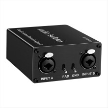2-kanals XLR lydisolator støjreduktionsfilter