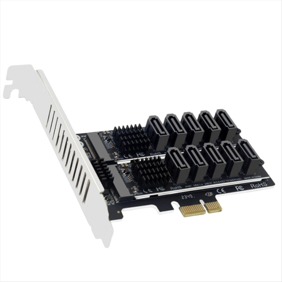 New M.2 Sata To Pcie Adapter Card Double Disc Dual-Disk Array Card 4853702834550