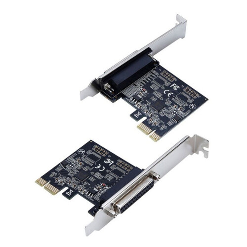 High Quality Parallel Port DB25 25Pin Pcie Riser Card 2