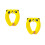 2Pcs Foldable Kids Toilet Trainer Ring For Toddlers – Yellow 4