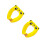 2Pcs Foldable Kids Toilet Trainer Ring For Toddlers – Yellow 5