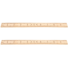 10 Pcs Wood Sewing Craft Ruler Cutting Tailor Tool