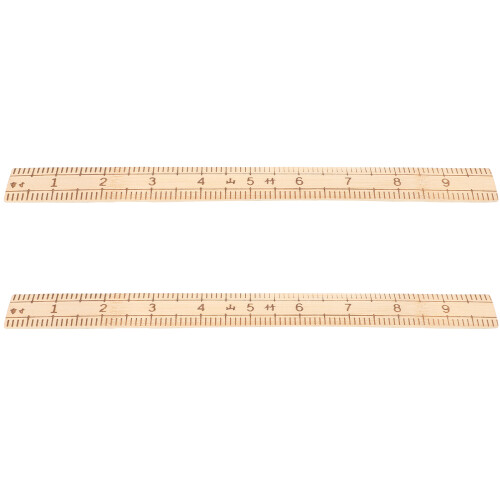 10 Pcs Wood Sewing Craft Ruler Cutting Tailor Tool