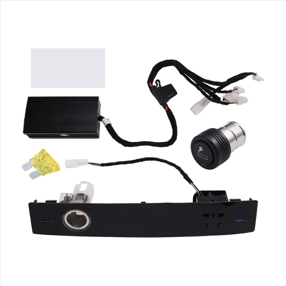 Car Rear Sear Usb Socket Port Voltmeter Charger Rocker Switch 4853702809138