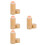 4Pcs Double Head Volcanic Face Roller For Oily Skin Control 7