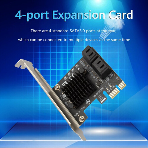 Adaptor de placă de expansiune PCI Express 3.0 cu 4 porturi 1