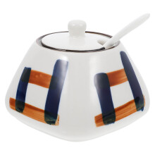 2 Sets Multi-Functional Spice Canister With Spoon Lid