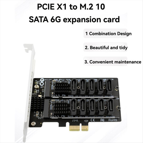 M.2 till PCIE-adapterkort stöder M.2 SSD 2230/42/60/80 2