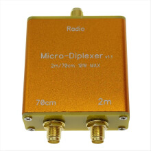 Filtru duplex micro-tip diplexor, 10W V/U, 2m, 70cm (cu carcasă)