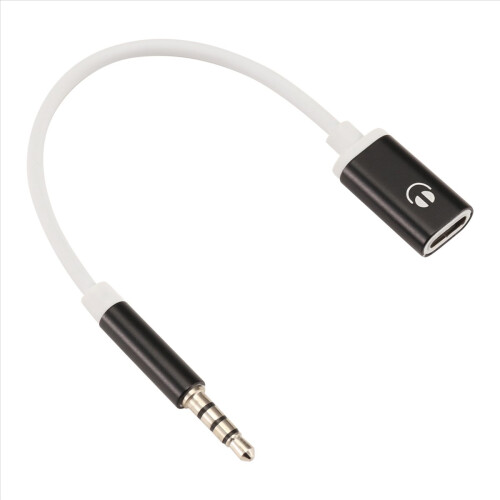 3,5 mm han til type C hun lydkabel, B