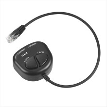 TWO Mute Switch Training Adapter Dual RJ9 Sockets to RJ9 Headset