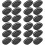 24Pcs Black Fruit Bowls Snack Organizer for Kitchen Countertop 7
