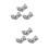 6 Pcs Cartoon Ceramic Chopstick Rests Pretty Holders 7
