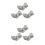 6 Pcs Cartoon Ceramic Chopstick Rests Pretty Holders 5