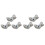 6 Pcs Cartoon Ceramic Chopstick Rests Pretty Holders 2