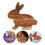 3Pcs Bunny Shaped Wooden Cutting Board Multi Functional Cheese Tray 11