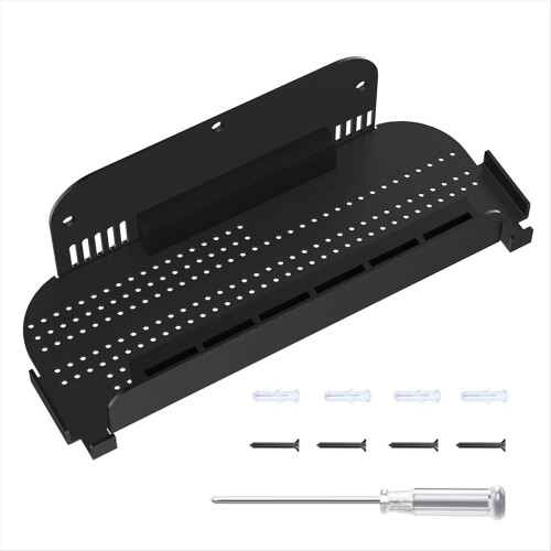 For Switch 2 Host Storage Rack Wall Mount Stand Holder Black