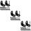 60 Pcs Corner Brackets L Shaped Right Angle Cabinet Shelf Bracket 9