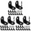60 Pcs Corner Brackets L Shaped Right Angle Cabinet Shelf Bracket 11