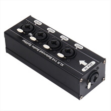 6.5TS Balanced XLR 1 in 4 Out Audio Distributor