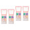4 Pcs Lovely Lens Box Portable Travel Case Box (Pink) 4
