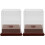2Pcs Clear Acrylic Baseball Display Case Cube Holder 4