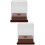 2Pcs Clear Acrylic Baseball Display Case Cube Holder 9
