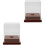 2Pcs Clear Acrylic Baseball Display Case Cube Holder 5