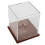 2Pcs Clear Acrylic Baseball Display Case Cube Holder 3