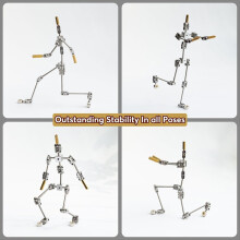 Armature Kit - DIY Metallpuppenfigur Skelett