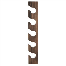Percha de madera para sombreros con estante de exhibición Color imitación nogal