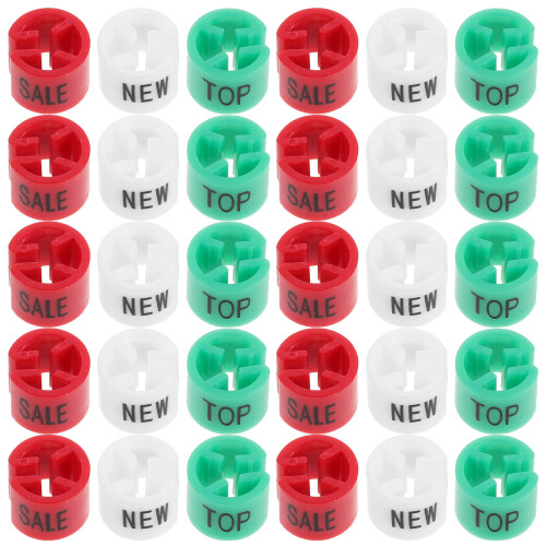 120 Pcs Clothes Hanger Markers For Garment Size And Color Coding