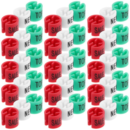 120 Pcs Clothes Hanger Markers For Garment Size And Color Coding 2