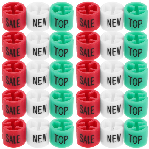 120 Pcs Clothes Hanger Markers For Garment Size And Color Coding 1