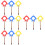 12 Pcs Round Handle Children Walking Leash Safety Rope 9