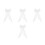 4Pcs Hair Bow Veil Bridal Clip Short Wedding Mesh Accessory 2