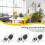 10-pak lydisolerende monteringsklips lydisoleringsklips 7