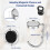 4Pcs Portable Folding Bag Hanger, Practical Folding Bag Hook 3