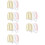18 Pcs Reusable Microfiber Makeup Removal Pads And Cleaning Gloves 2