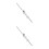 2Pcs Pop Up Assembly Sink Drain Rod Pivot Support Replacement 5