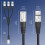 3-benet XLR han til 3 hun Y splitterkabel, til mixermikrofon 4