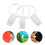 12 Pcs Flying Disc Clips With Wire Cable For Outdoor Use 11
