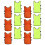 24 Pcs Kids Football Training Vests With Elastic Straps 11