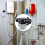 Vattenpumpfilter, kompatibel med svängmutter 255-315 3