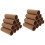 24 Pcs Paper Rolls For Crafts Brown Cardboard Tubes Diy 5