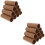 24 Pcs Paper Rolls For Crafts Brown Cardboard Tubes Diy 7