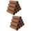 24 Pcs Paper Rolls For Crafts Brown Cardboard Tubes Diy 8