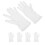 Comfortable White Billiards Referee Gloves for Tournament Use 2